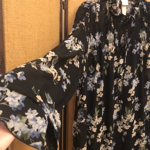 H&M boho navy/flower dress - Picture 5 of 7